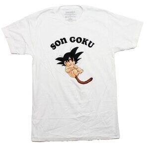 Hot Topic Dragon Ball Z New Adult T-Shirt Son Goku Sucking Thumb Graphic Tee XL